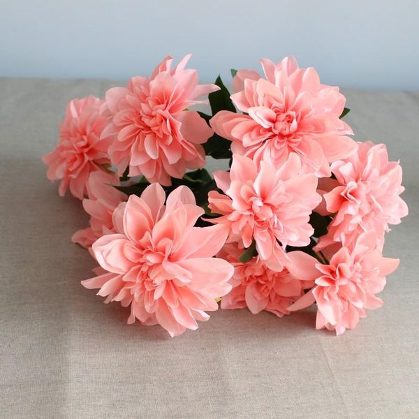 decorative flowers & wreaths 10 head dahlia big bouquet silk artificial high simulation wedding home party decoration
decorative flowers & wreaths 10 head dahlia big bouquet silk artificial high simulation wedding home party decoration
