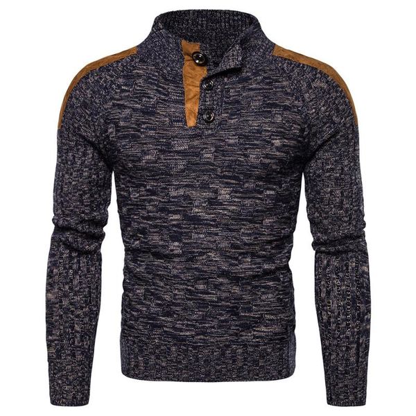 men's sweaters mandarin collar pullover warm autumn winter patchwork slim fit long sleeve no yq clothes knitted casual male sweater pul, White;black
men's sweaters mandarin collar pullover warm autumn winter patchwork slim fit long sleeve no yq clothes knitted casual male sweater pul, White;black