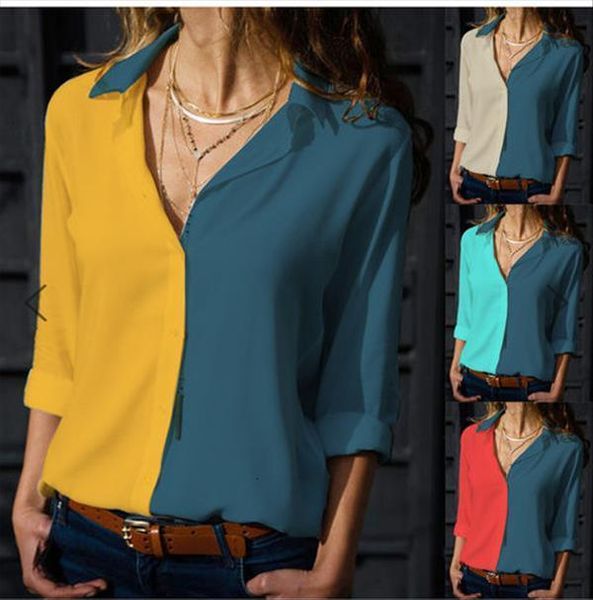 fashion women blouses 2021 spring autumn womens and blouses casual long sleeve v neck chiffon blouse female plus size 5xl, White
fashion women blouses 2021 spring autumn womens and blouses casual long sleeve v neck chiffon blouse female plus size 5xl, White