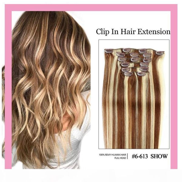 indian raw vrigin human hair extensions clip in hair extensions 6 613 piano color 14-24inch 70g 100g wholesale two tones color, Black;brown
indian raw vrigin human hair extensions clip in hair extensions 6 613 piano color 14-24inch 70g 100g wholesale two tones color, Black;brown