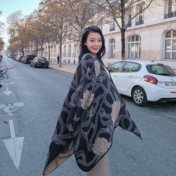 sweater coat new autumn winter women outwear oversized artificial cashmere poncho capes shawl cardigans blanket brand bandana, Blue;gray
sweater coat new autumn winter women outwear oversized artificial cashmere poncho capes shawl cardigans blanket brand bandana, Blue;gray