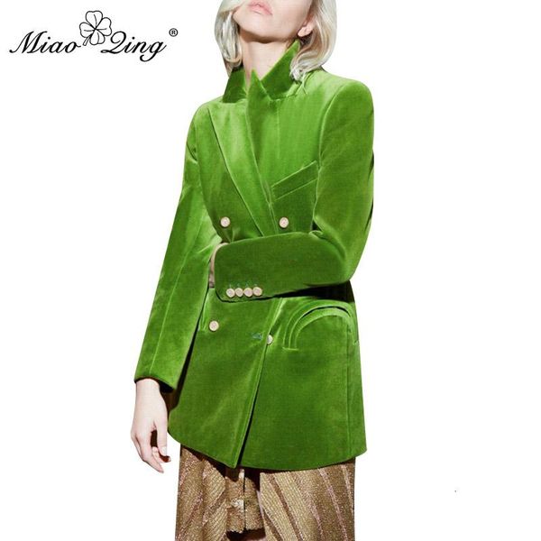 women's suits & blazers miaoqing elegant blazer for women notched long sleeve double breasted pocket oversized female suit 2021 autumn, White;black
women's suits & blazers miaoqing elegant blazer for women notched long sleeve double breasted pocket oversized female suit 2021 autumn, White;black