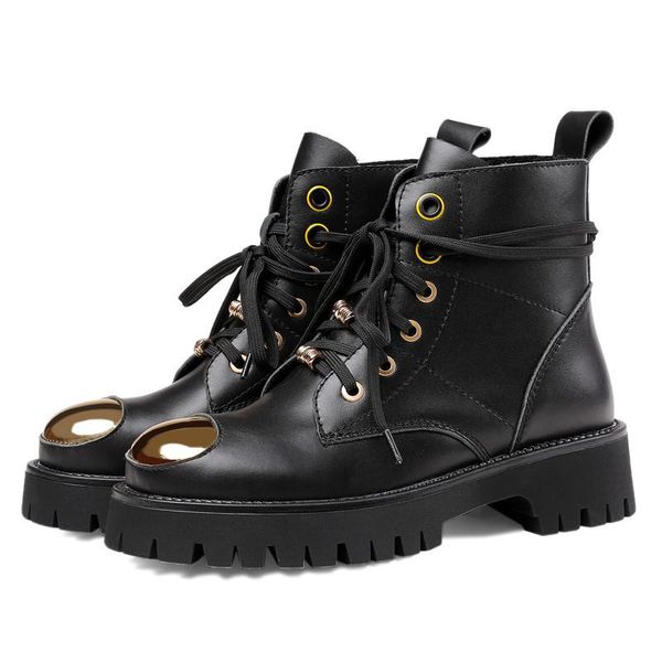 2020 metal decoration fashion women's shoes short boot cross tied elegant round toe concise mature winter boots, Black
2020 metal decoration fashion women's shoes short boot cross tied elegant round toe concise mature winter boots, Black