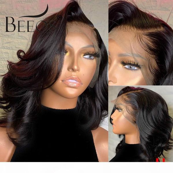 beeos deep part lace front human hair wig loose wave bob short hair pre plucked brazilian remy hair bleached knots, Black
beeos deep part lace front human hair wig loose wave bob short hair pre plucked brazilian remy hair bleached knots, Black