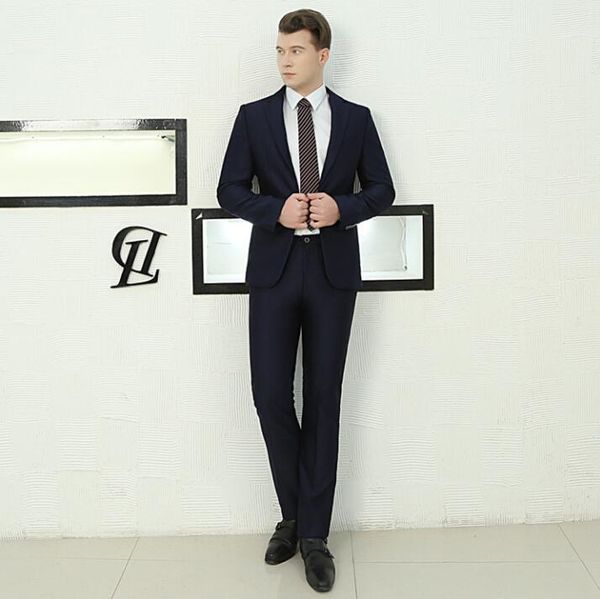 men's suits & blazers men suit set with pants mens wedding arrival slim formal dress groom + pant black fashion clothing youth, White;black
men's suits & blazers men suit set with pants mens wedding arrival slim formal dress groom + pant black fashion clothing youth, White;black