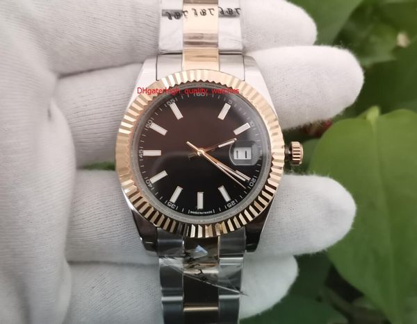 elling two tone 41mm black dial 116334 asia 2813 movement automatic mechanical mens watch watches, Slivery;brown
elling two tone 41mm black dial 116334 asia 2813 movement automatic mechanical mens watch watches, Slivery;brown
