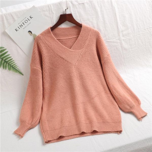 hirsionsan v шеи свитер женщины 2019 зима осень кашемира свитеры casual soft теплые jumper сыпучие вязаные свитера вытяните femme sqcmrc, White;black
hirsionsan v шеи свитер женщины 2019 зима осень кашемира свитеры casual soft теплые jumper сыпучие вязаные свитера вытяните femme sqcmrc, White;black