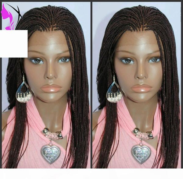 fast shipping black brown burgundy ombre color available synthetic braided lace front wig cornrowed box braids lace wig with baby hair
fast shipping black brown burgundy ombre color available synthetic braided lace front wig cornrowed box braids lace wig with baby hair