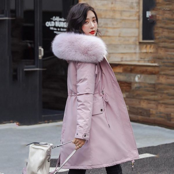 women long fur collar thick down coats slim hooded with pockets zipper 2020 winter warm down jackets solid casual outwear1, Black
women long fur collar thick down coats slim hooded with pockets zipper 2020 winter warm down jackets solid casual outwear1, Black