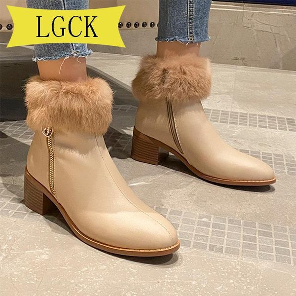plus size 34-39 cow-suede-leather boots natural-fur warm winter boots women non-slip waterproof winter ankle snow, Black
plus size 34-39 cow-suede-leather boots natural-fur warm winter boots women non-slip waterproof winter ankle snow, Black