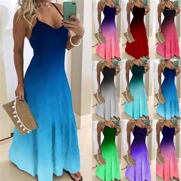strap tie dye panelled womens maxi dresses casual females clothing gradient womens designer dresses spaghetti, Black;gray
strap tie dye panelled womens maxi dresses casual females clothing gradient womens designer dresses spaghetti, Black;gray