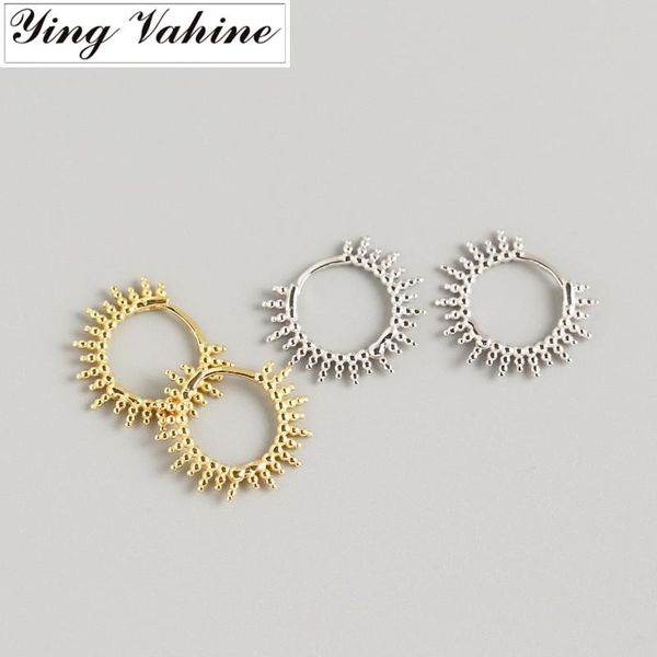 hoop & huggie ying vahine 100% 925 sterling silver small beads geometric round earrings for women, Golden;silver
hoop & huggie ying vahine 100% 925 sterling silver small beads geometric round earrings for women, Golden;silver
