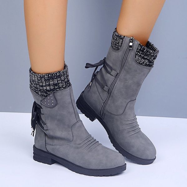 boots winter women basic women mid-calf boots round toe zip platform decor female shoes warm lace up shoes booties, Black
boots winter women basic women mid-calf boots round toe zip platform decor female shoes warm lace up shoes booties, Black