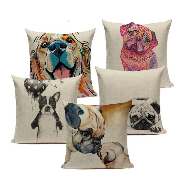 pug home decorative sofa camping cushions animal throw pillow case linen print square pillows custom cushion cover
pug home decorative sofa camping cushions animal throw pillow case linen print square pillows custom cushion cover