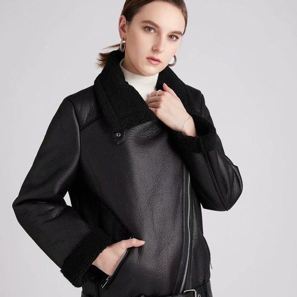 byz european and american women's new style big lapel loop wool belt thickened warm coat, Black;brown
byz european and american women's new style big lapel loop wool belt thickened warm coat, Black;brown