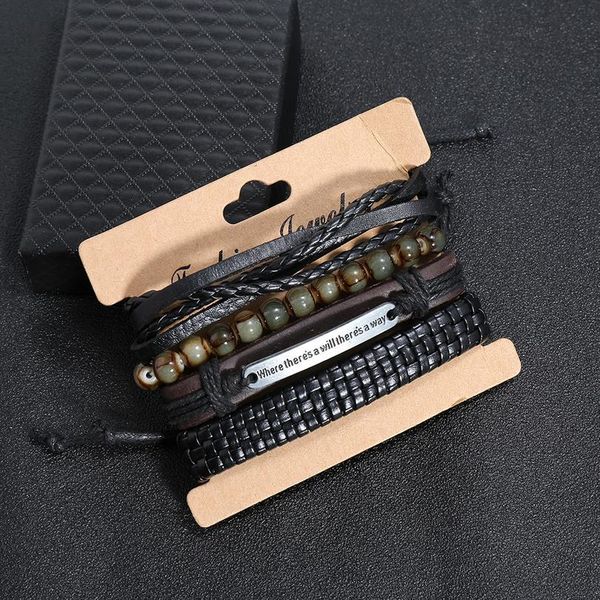 eif dock 4pcs/ set braided wrap leather bracelets for men vintage tiger eyes stone charm beads ethnic tribal wristband qylpup
eif dock 4pcs/ set braided wrap leather bracelets for men vintage tiger eyes stone charm beads ethnic tribal wristband qylpup