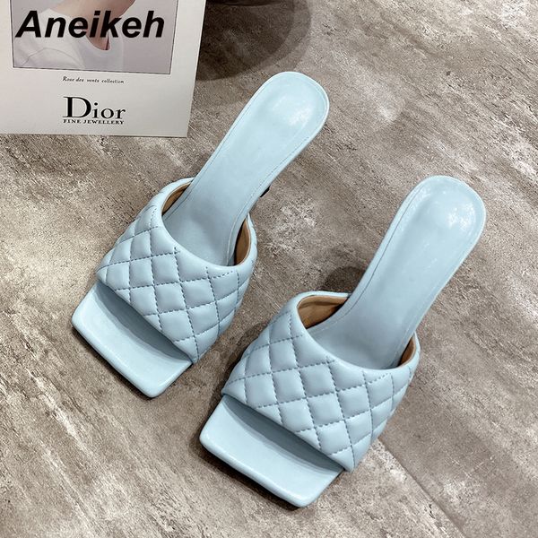 aneikeh new pu diamond square head peep toe high heel slippers summer fashion slip on thin heels slides women mules party x1020, Black
aneikeh new pu diamond square head peep toe high heel slippers summer fashion slip on thin heels slides women mules party x1020, Black