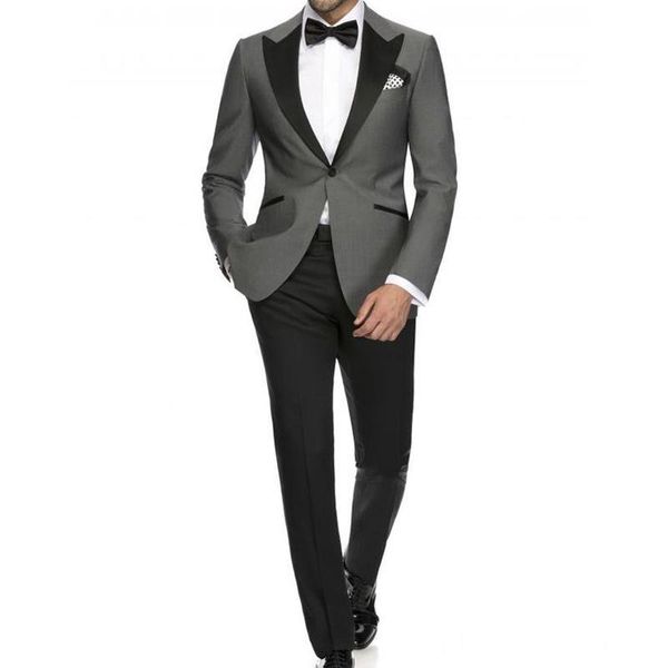 handsome one button grey wedding men suits peak lapel two pieces business groom tuxedos (jacket+pants+tie) w1306, Black;gray
handsome one button grey wedding men suits peak lapel two pieces business groom tuxedos (jacket+pants+tie) w1306, Black;gray