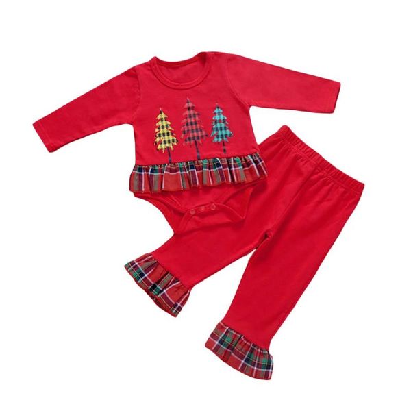 2020 christmas baby girls boys clothing set toddler cartoon trees print long sleeve bodysuits + plaid flared long pants 0-24m, White
2020 christmas baby girls boys clothing set toddler cartoon trees print long sleeve bodysuits + plaid flared long pants 0-24m, White
