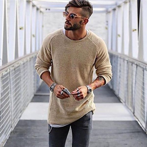 knit sweater men clothes autumn winter kalenmos o neck long slevee pullovers loose streetwear harajuku chic sweaters mens, White;black
knit sweater men clothes autumn winter kalenmos o neck long slevee pullovers loose streetwear harajuku chic sweaters mens, White;black