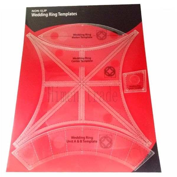 sewing notions & tools ruler non-slip double wedding ring template set 4 pieces #msx-011, Black
sewing notions & tools ruler non-slip double wedding ring template set 4 pieces #msx-011, Black