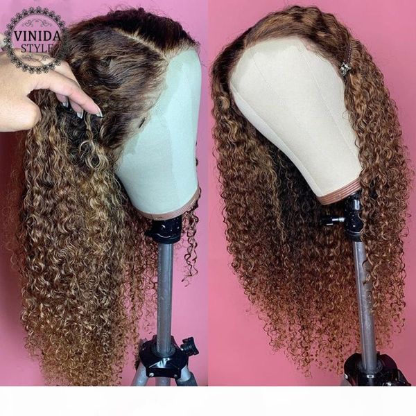 vinida style ombre curly 150% density t-part lace front human hair wigs scalp closure wigs with baby hair non-remy, Black;brown
vinida style ombre curly 150% density t-part lace front human hair wigs scalp closure wigs with baby hair non-remy, Black;brown