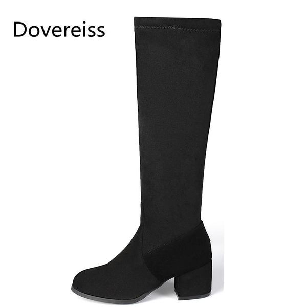 boots winter for woman fashion consice apricot black round toe block heels chunky knee high 32-48
boots winter for woman fashion consice apricot black round toe block heels chunky knee high 32-48
