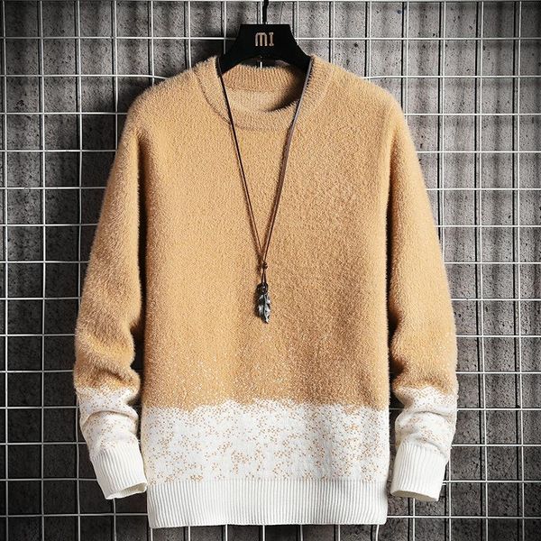 men's sweaters glacialwhale oversized mens knitted sweater men patchwork jumper gradient pullover hip hop harajuku khaki, White;black
men's sweaters glacialwhale oversized mens knitted sweater men patchwork jumper gradient pullover hip hop harajuku khaki, White;black