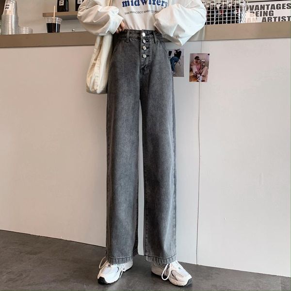 women's jeans make firm offers in the fall of women to restore ancient ways tall waist easing double-breasted straight wi, Blue
women's jeans make firm offers in the fall of women to restore ancient ways tall waist easing double-breasted straight wi, Blue