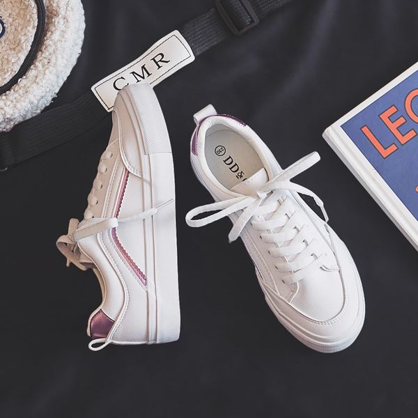 women's shoes 2020 new spring trend women vulcanized leather platform shoes comfortable sports casual women sneakers white shoes 1020, Black;white
women's shoes 2020 new spring trend women vulcanized leather platform shoes comfortable sports casual women sneakers white shoes 1020, Black;white