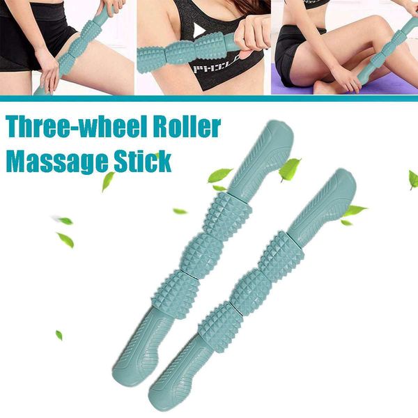 three wheel anti cellulose massage stick muscle roller relaxation tool for instep and shoulder massage machine
three wheel anti cellulose massage stick muscle roller relaxation tool for instep and shoulder massage machine