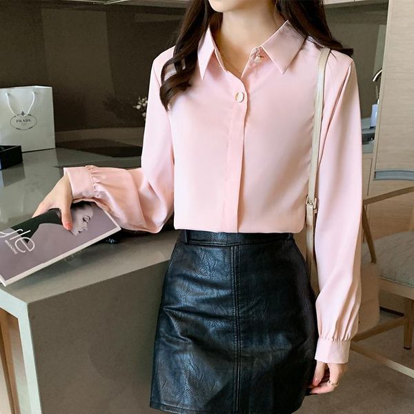 women's blouses & shirts ladies pink pure cotton blouse autumn winter white sleeved shirt women long office commuter clothing thin casu
women's blouses & shirts ladies pink pure cotton blouse autumn winter white sleeved shirt women long office commuter clothing thin casu