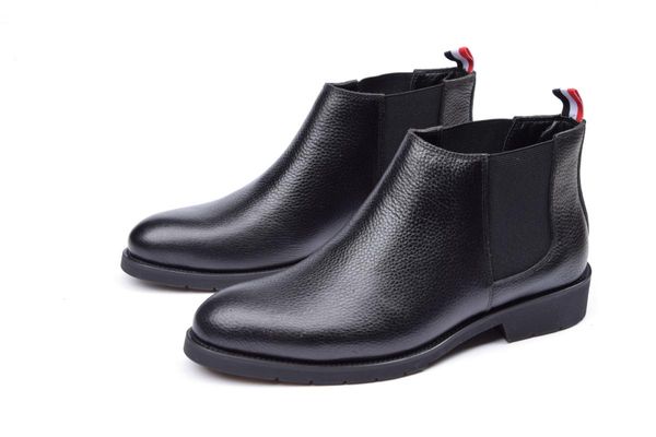 ankle men leather boots black brown work shoes round toe soft-sole cowhide pointed toe genuine leather cow split
ankle men leather boots black brown work shoes round toe soft-sole cowhide pointed toe genuine leather cow split