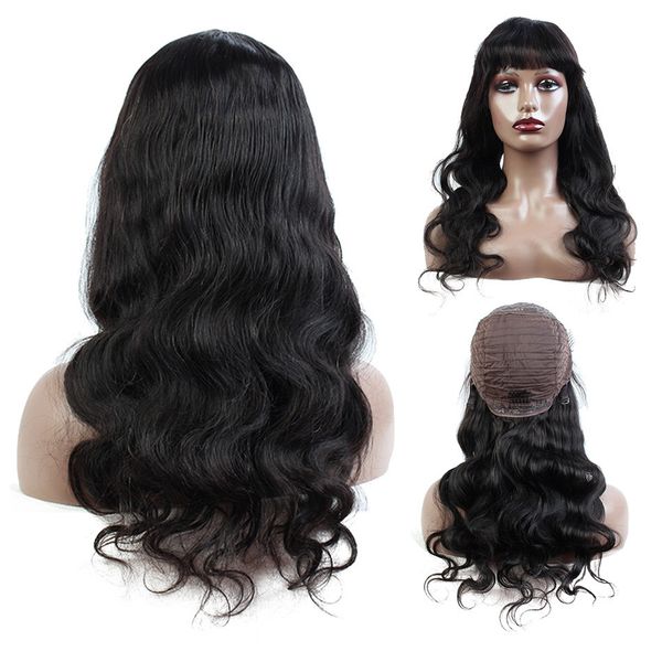 quality brazilian human hair body wave wigs natural color 10-28 inch long human hair wigs for black women machain made no lace wigs, Black;brown
quality brazilian human hair body wave wigs natural color 10-28 inch long human hair wigs for black women machain made no lace wigs, Black;brown