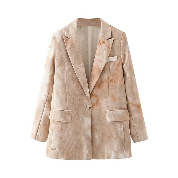 2021 new female tie-dye printing blazers fashion ladies thin pocket long streetwear woman's fashionable single jackets 7c0b, White;black
2021 new female tie-dye printing blazers fashion ladies thin pocket long streetwear woman's fashionable single jackets 7c0b, White;black