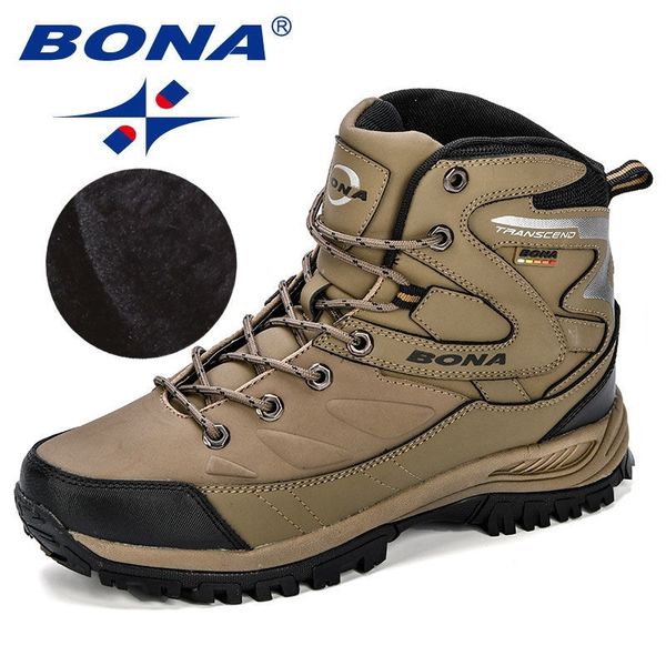 bona winter man ankle snow boots round toe plush keep warm men footwear lace-up casual trendy shoes y200506, Black
bona winter man ankle snow boots round toe plush keep warm men footwear lace-up casual trendy shoes y200506, Black