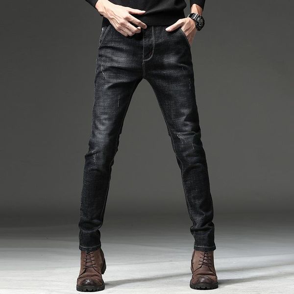 men's jeans youth skinny fashion men cotton blend black denim pantalones hombre casual cowboy pencil pants elastic regular jean homme, Blue
men's jeans youth skinny fashion men cotton blend black denim pantalones hombre casual cowboy pencil pants elastic regular jean homme, Blue