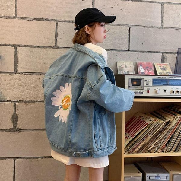 denim jacket women loose korean bf wind 2020 spring ins tide net red embroidery sunflower denim shirt, Black;brown
denim jacket women loose korean bf wind 2020 spring ins tide net red embroidery sunflower denim shirt, Black;brown
