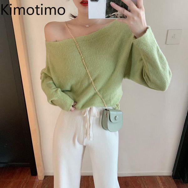 women's sweaters kimotimo sweater women 2021 spring autumn long sleeve slash neck green kawaii elegant knitwear korean fashion casual t, White;black
women's sweaters kimotimo sweater women 2021 spring autumn long sleeve slash neck green kawaii elegant knitwear korean fashion casual t, White;black