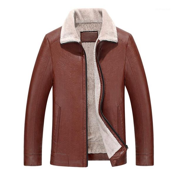 men's fur & faux 2021 leather jacket men sheepskin leder winter coat warm liner coat1, Black
men's fur & faux 2021 leather jacket men sheepskin leder winter coat warm liner coat1, Black