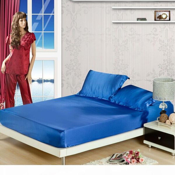 wholesale- wholesale100% soft skin satin silk fitted sheet+pillowcases bed sheet with elastic,king bed linen sabanas home textile
wholesale- wholesale100% soft skin satin silk fitted sheet+pillowcases bed sheet with elastic,king bed linen sabanas home textile