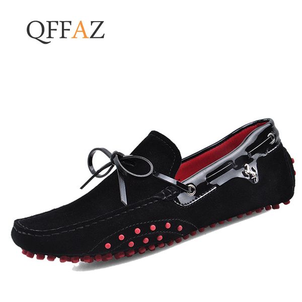 qffaz men casual shoes genuine leather moccasin loafers masculino handmade slip on flat boat shoes male footwear 201008, Black
qffaz men casual shoes genuine leather moccasin loafers masculino handmade slip on flat boat shoes male footwear 201008, Black