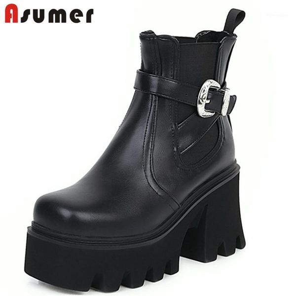 boots asumer 2021 european style high heel platform women casual shoes round toe buckle autumn winter ankle woman1, Black
boots asumer 2021 european style high heel platform women casual shoes round toe buckle autumn winter ankle woman1, Black
