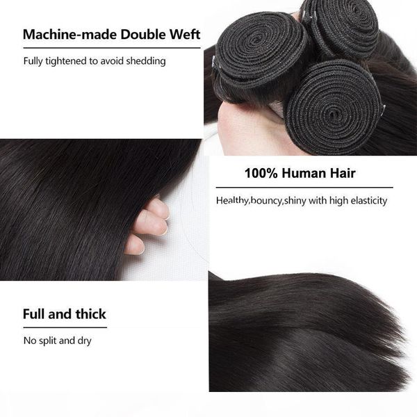9a 5x5 closure with bundles virgin human hair weave with closure malaysian straight hair 3 or 4 bundles with closure ing, Black;brown
9a 5x5 closure with bundles virgin human hair weave with closure malaysian straight hair 3 or 4 bundles with closure ing, Black;brown