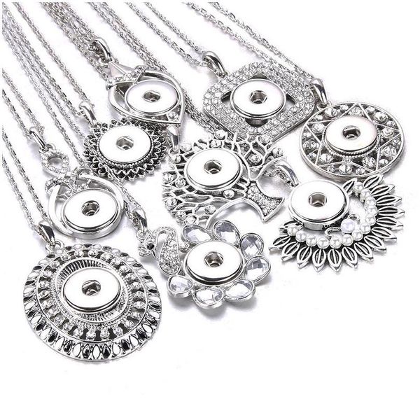 new snap button necklace jewelry rhinestone crystal metal snap pendant necklace for women fit diy 20mm 18mm snap buttons jllkju, Silver
new snap button necklace jewelry rhinestone crystal metal snap pendant necklace for women fit diy 20mm 18mm snap buttons jllkju, Silver