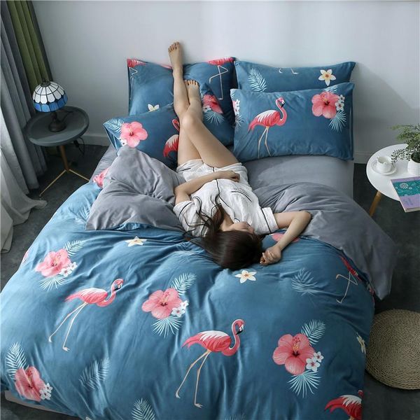 fleece fabric bedding set soft warm thick bed linen duvet cover set flat bedclothes pillowcase crystal velvet flamingo tree love
fleece fabric bedding set soft warm thick bed linen duvet cover set flat bedclothes pillowcase crystal velvet flamingo tree love