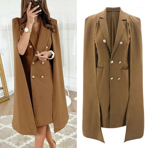 women's jackets women winter autumn trench jacket polyster long poncho cape coat outwear lapel coats femme coats1, Black;brown
women's jackets women winter autumn trench jacket polyster long poncho cape coat outwear lapel coats femme coats1, Black;brown
