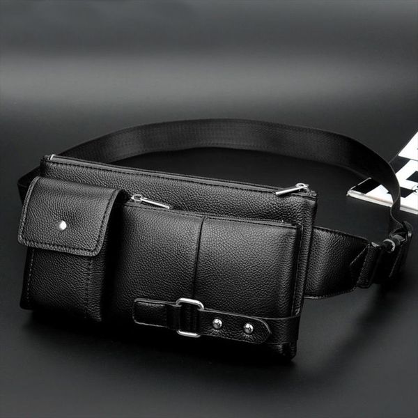 waist packs fanny pack belt bag phone pouch bags travel waist pack male small bag leather pouch may3