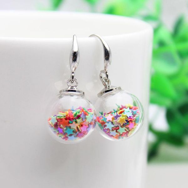 2021 new fashion brand jewelry summer style gift drop earrings for women glass beads star simple earrings, Silver
2021 new fashion brand jewelry summer style gift drop earrings for women glass beads star simple earrings, Silver
