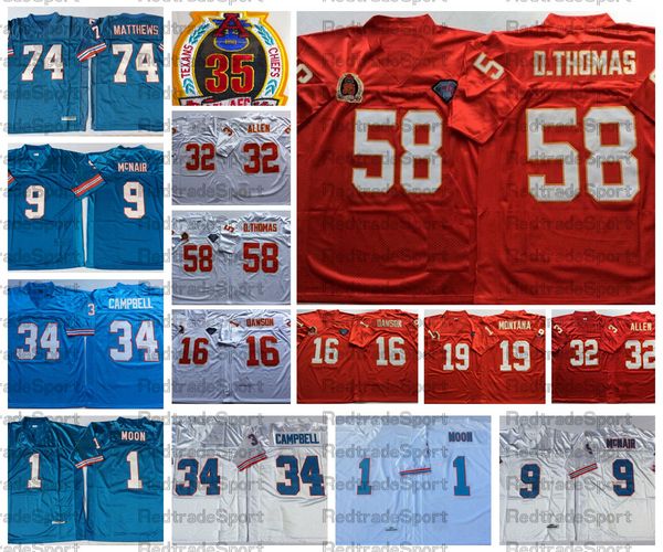ncaa 35th vintage derrick thomas len dawson joe montana marcus allen warren moon earl campbell steve mcnair bruce matthews football jersey, Black;red
ncaa 35th vintage derrick thomas len dawson joe montana marcus allen warren moon earl campbell steve mcnair bruce matthews football jersey, Black;red